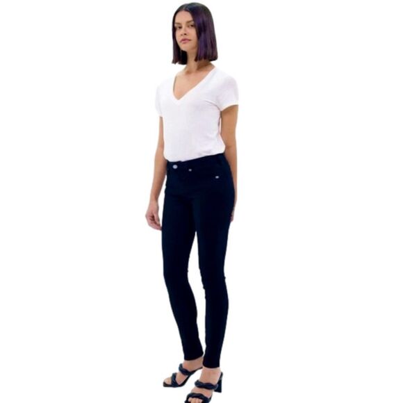 GISELE HIGH RISE SKINNY JEANS BLACK ARROW 26 - Picture 2 of 13